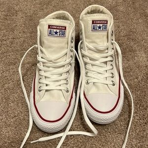 High top white Converse